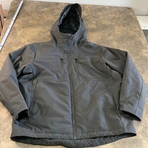 Sitka Gear Grindstone Work Jacket Mens XXL Gray Gore-Tex Hooded Windstopper